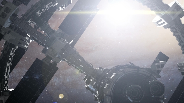 Spaceship Travelling Through the Universe - Download Videohive 21297370