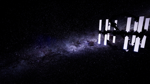 Spaceship Travelling Through the Universe - Download Videohive 21408257