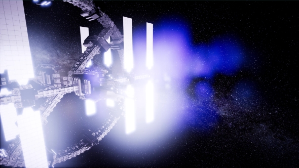 Spaceship Travelling Through the Universe - Download Videohive 21408300