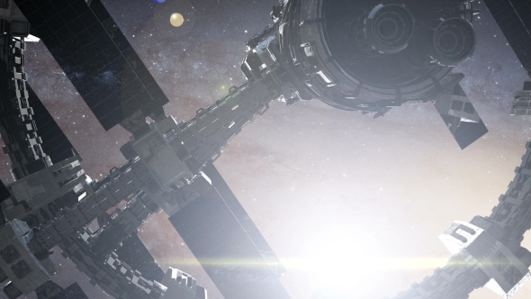 Spaceship Travelling Through the Universe - Download Videohive 21440954