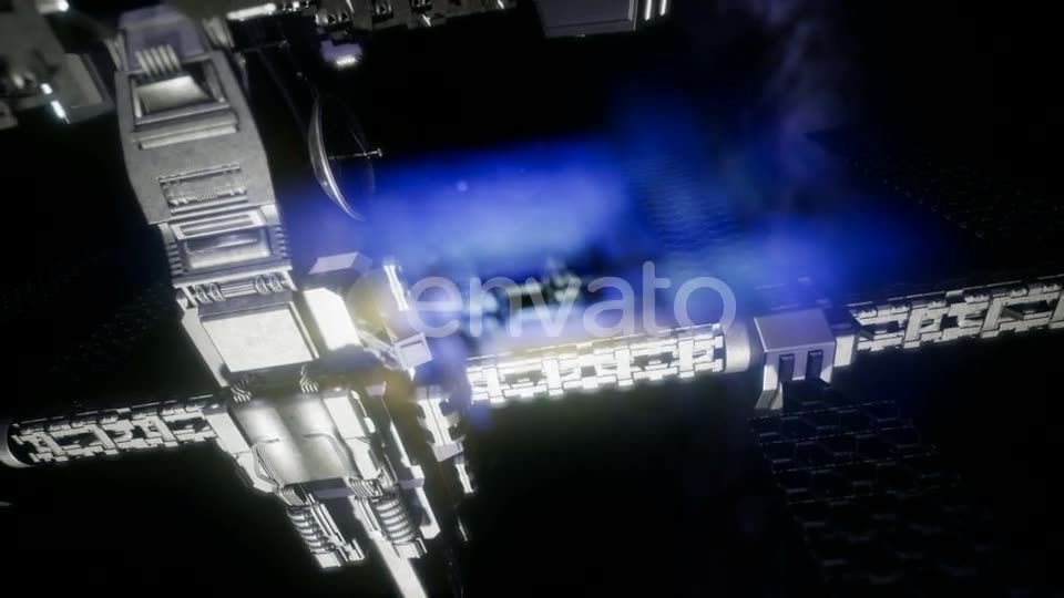 Spaceship Travelling Through the Universe - Download Videohive 21633708