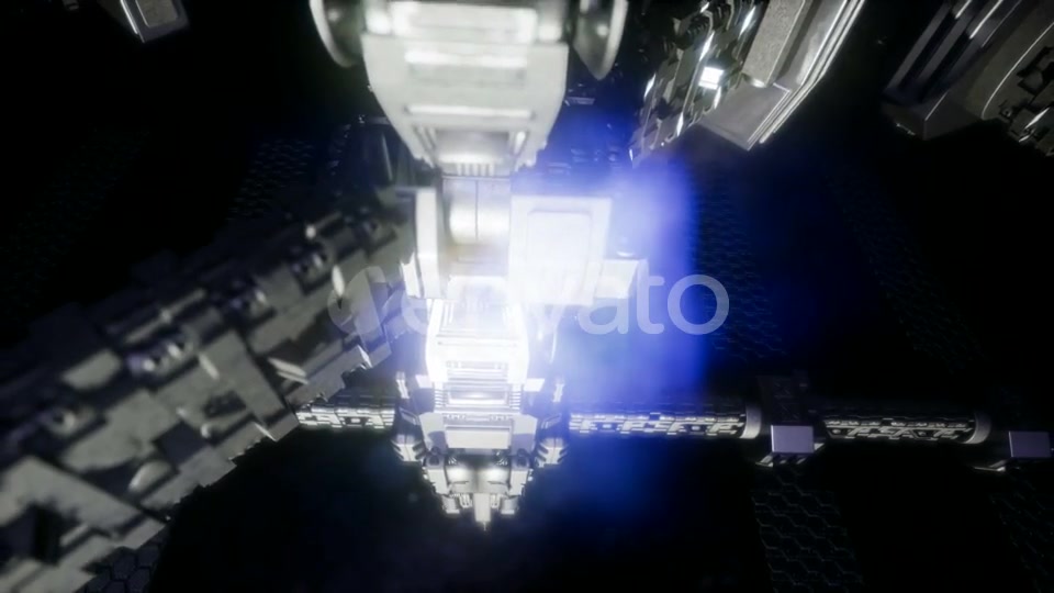 Spaceship Travelling Through the Universe - Download Videohive 21633708