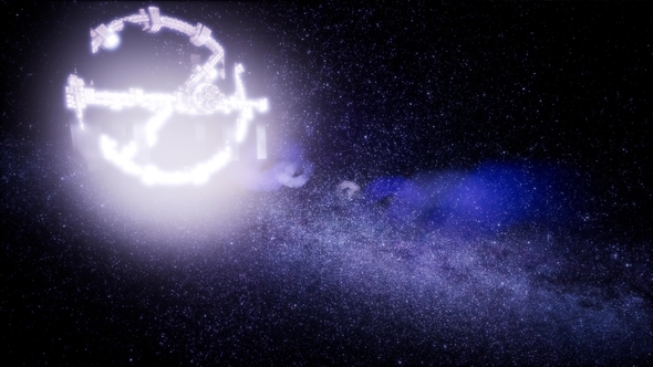 Spaceship Travelling Through the Universe - Download Videohive 21672931
