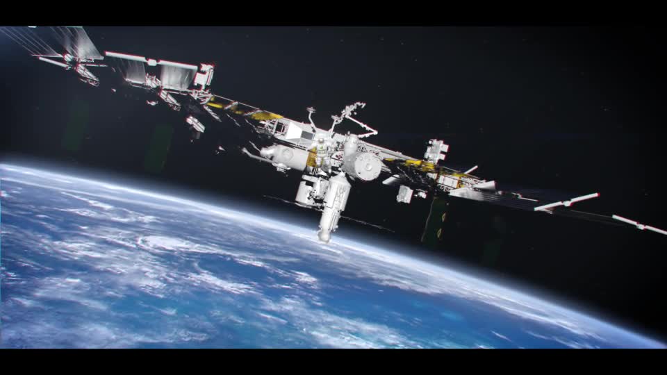 Spacewalk outside International Space Station 2 Videohive 18543274 After Effects Image 1