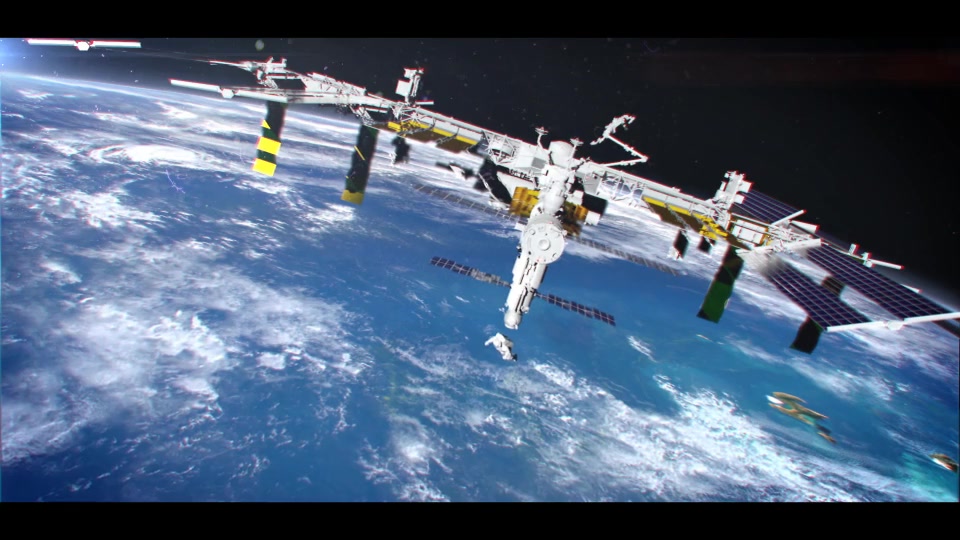 Spacewalk outside International Space Station 2 Videohive 18543274 After Effects Image 11