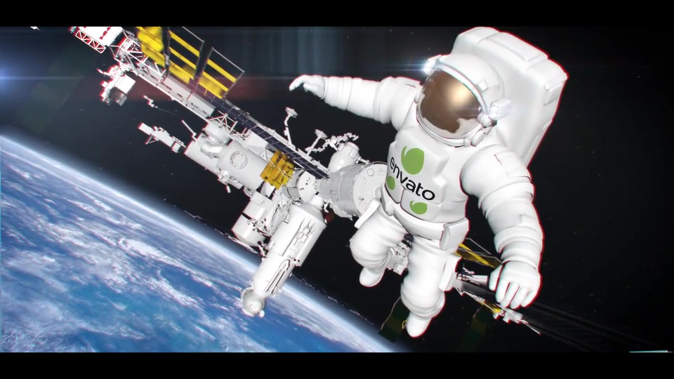 Spacewalk outside International Space Station 2 Videohive 18543274 After Effects Image 4