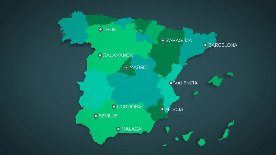 Spain Map Kit - Download Videohive 16014110