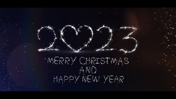 Sparkler Christmas Card 2023 | After Effects - Download 40301987 Videohive