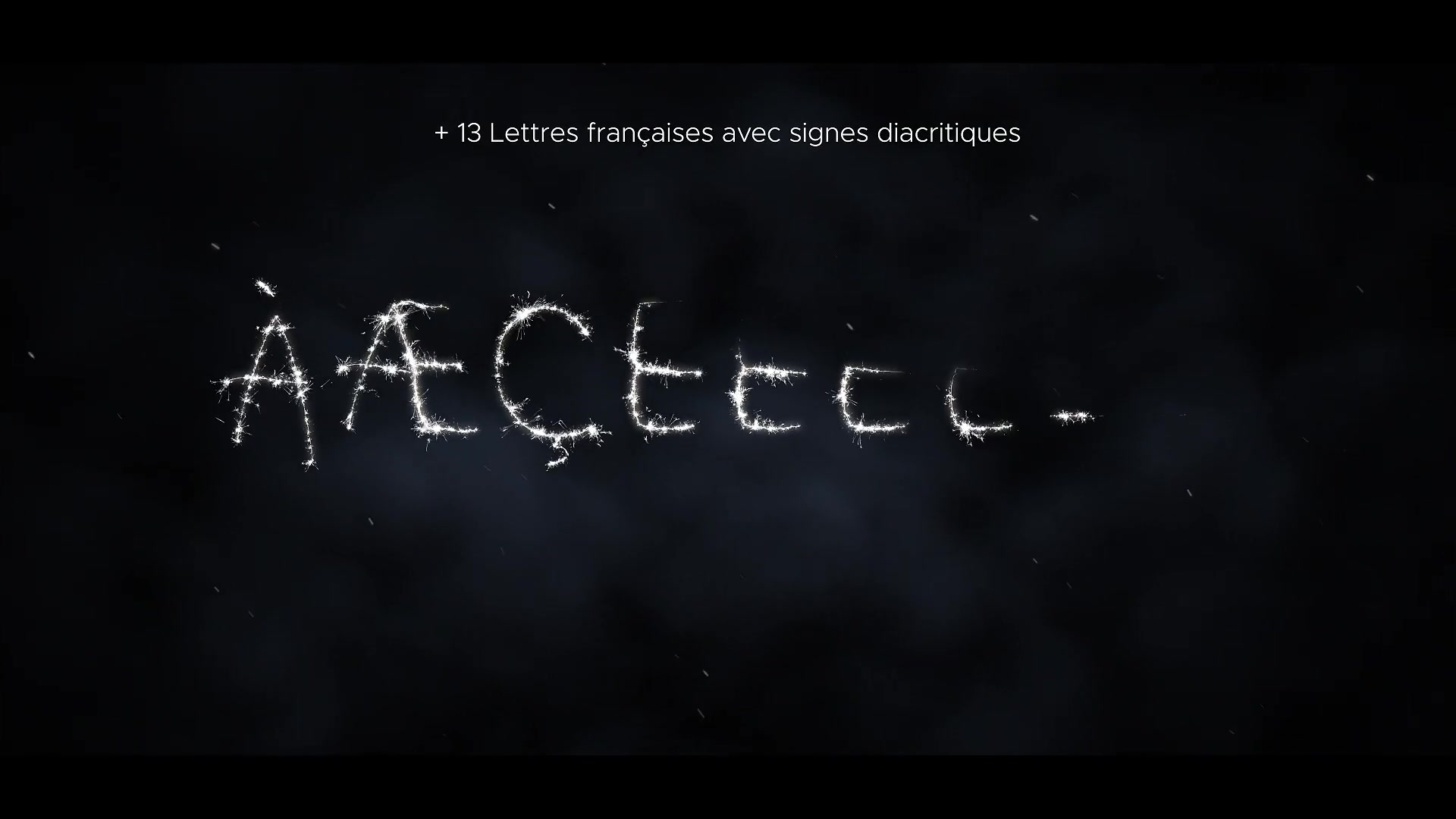 Sparkler Typeface II | After Effects Videohive 35054252 After Effects Image 8