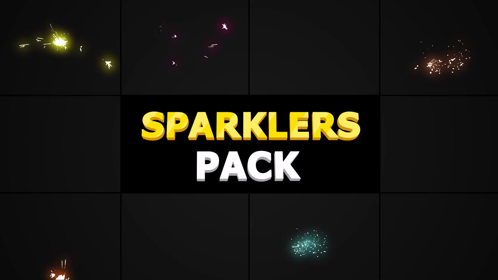 Sparklers Pack | Premiere Pro MOGRT Videohive 29818866 Premiere Pro Image 2