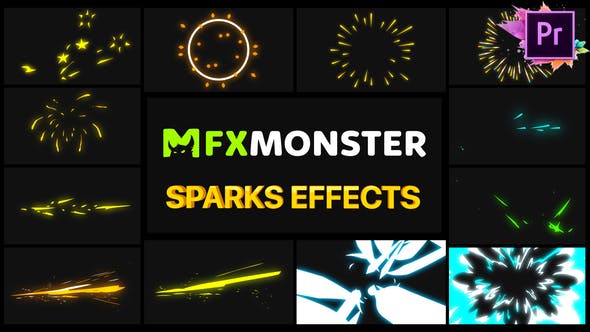 Sparks Effects | Premiere Pro MOGRT - Download Videohive 27988027