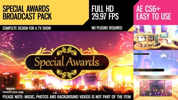 Special Awards (Broadcast Pack) - Videohive Download 8415524