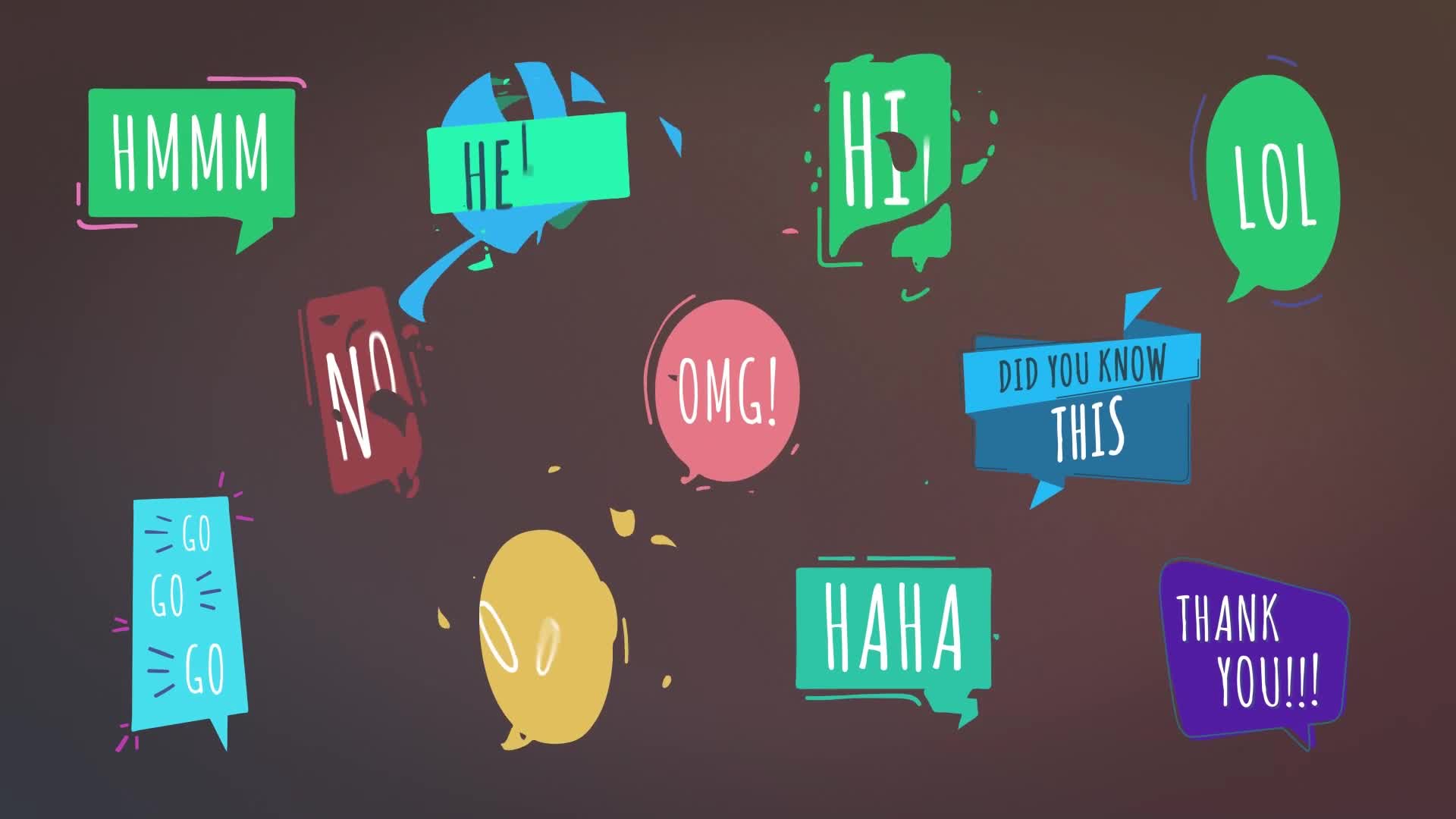 Speech Bubbles [After Effects] Videohive 38177441 After Effects Image 1