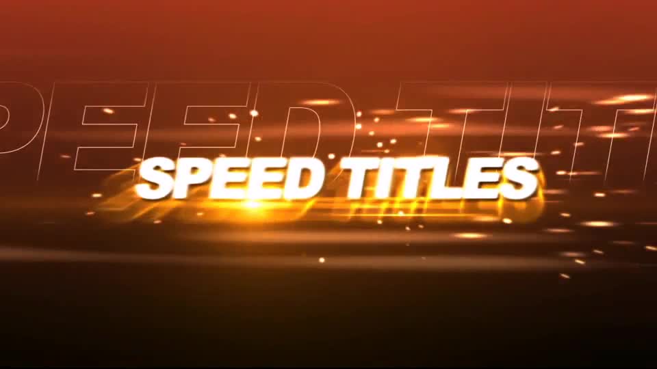 Speed Titles Videohive 10556729 After Effects Image 1