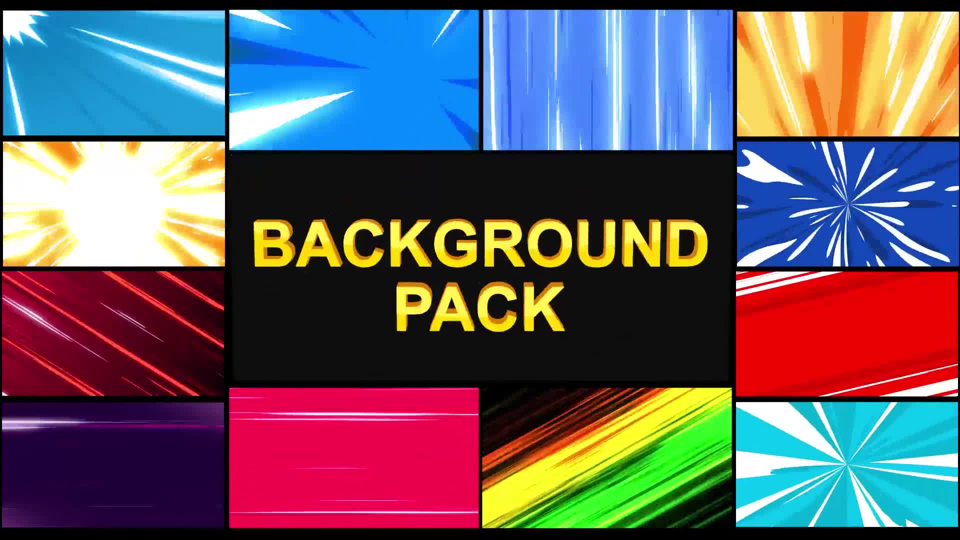 Speedlines Backgrounds | Premiere Pro MOGRT Videohive 25927602 Premiere Pro Image 1