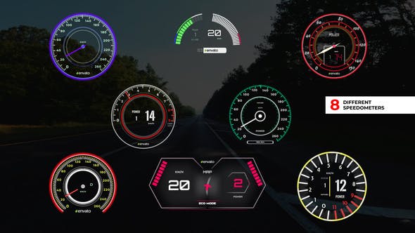 Speedometer Pack - Videohive Download 39136949