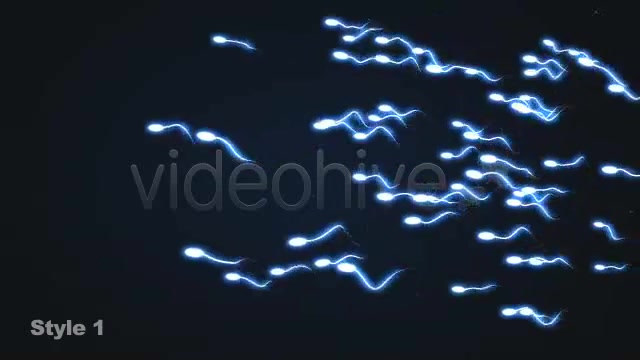 Sperm Swimming 3 Different Styles Looping Videohive 2021287 Motion Graphics Image 2