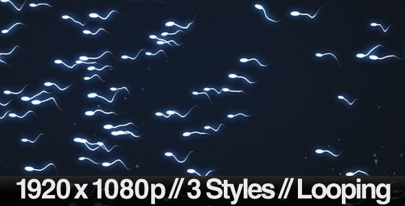 Sperm Swimming 3 Different Styles Looping - 2021287 Download Videohive