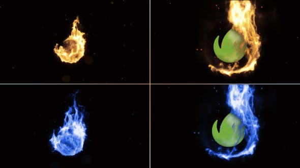 Sphere Fire Logo Reveal - Download Videohive 9239367