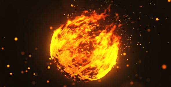 Sphere Fire Logo Reveal V3 - Download 14277015 Videohive