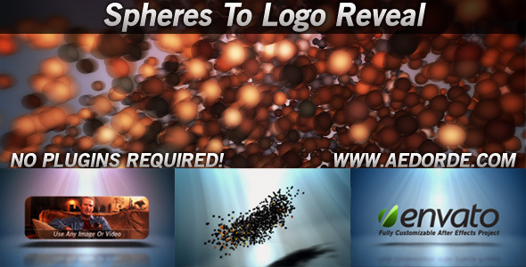 Spheres To Logo Reveal - Download Videohive 842862