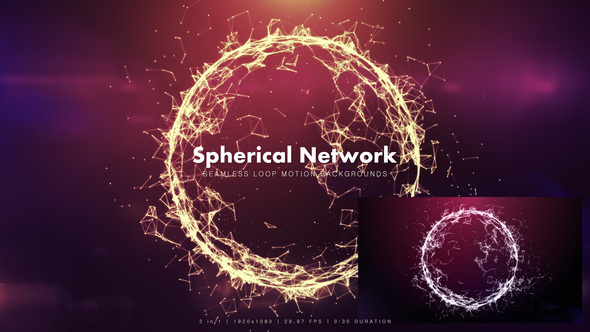 Spherical Network Purple - Download Videohive 8924761