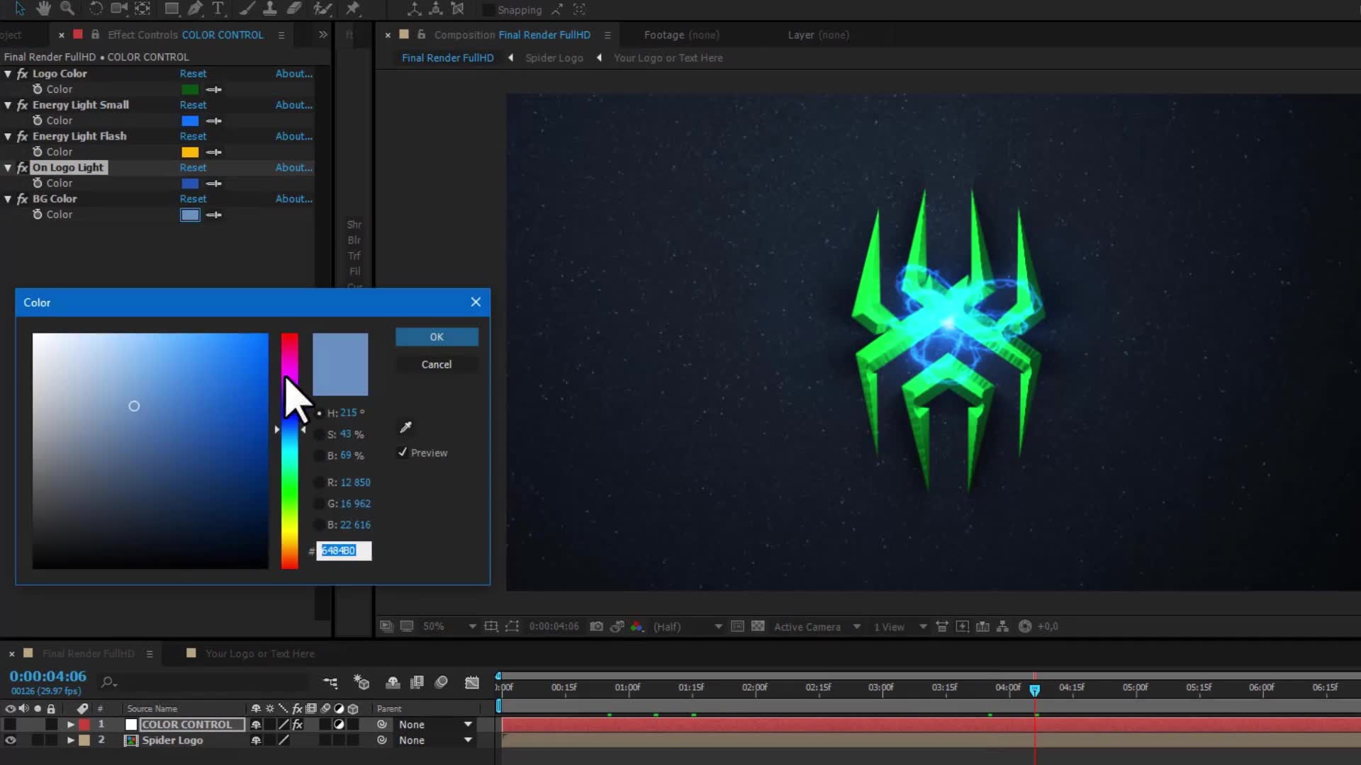 Spider Logo Videohive 27640281 After Effects Image 10