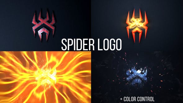 Spider Logo - Videohive Download 27640281