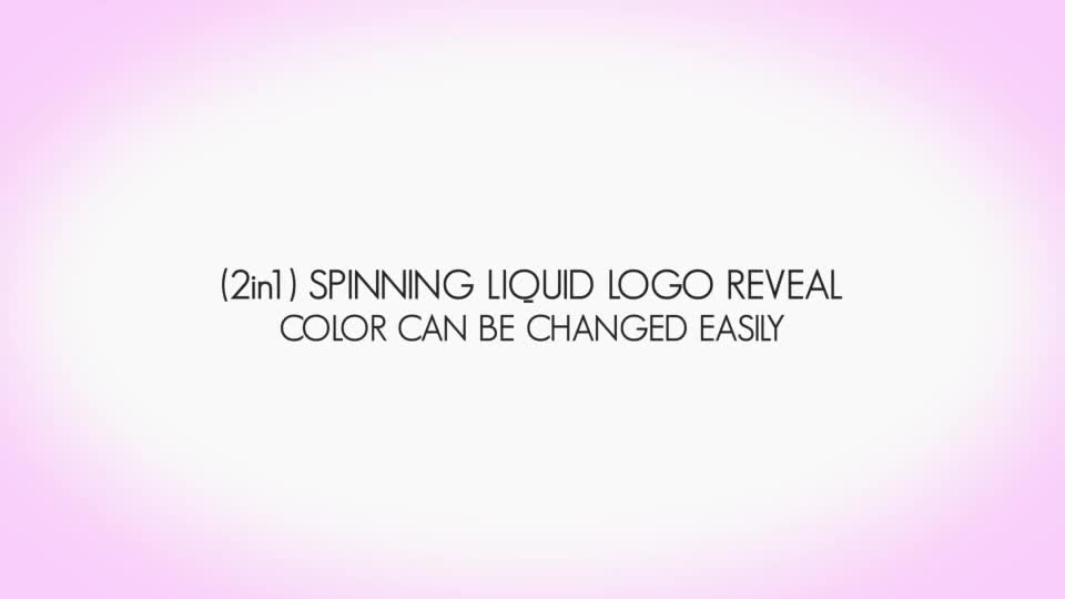 Spinning Liquid Logo Reveal Videohive 10456311 After Effects Image 1