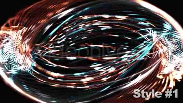 Spiral Electric Lines Background Series of 2 - Download Videohive 506975