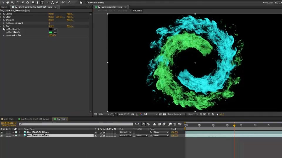 Spiral Fire Logo Videohive 21072499 After Effects Image 7