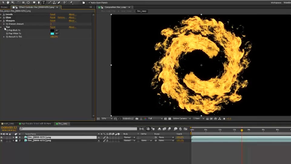 Spiral Fire Logo Videohive 21072499 After Effects Image 8