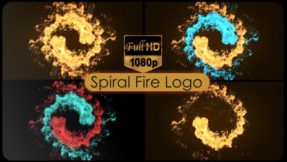 Spiral Fire Logo - Download Videohive 21072499