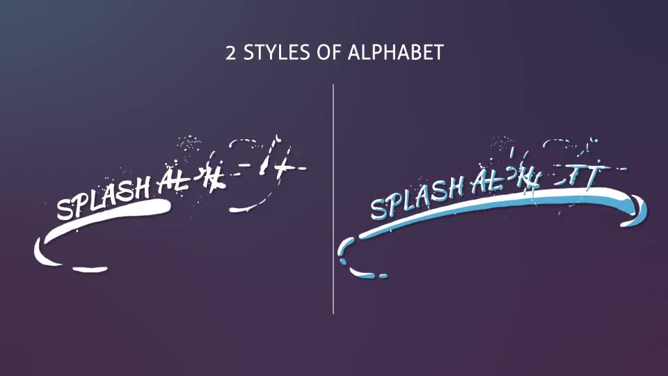 Splash Alphabet Videohive 19352835 After Effects Image 2