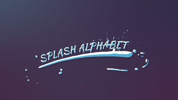 Splash Alphabet - Videohive 19352835 Download