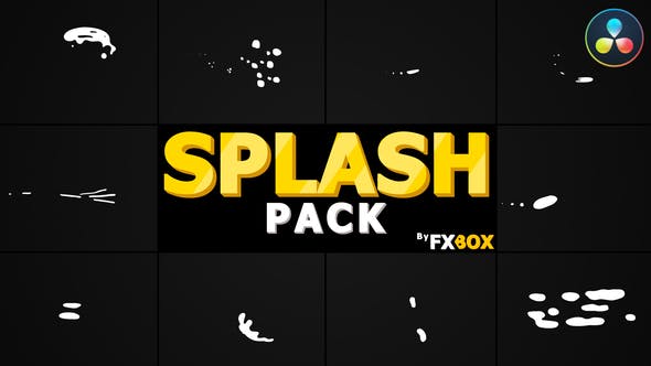 Splash Animated Elements | DaVinci Resolve - 33849263 Download Videohive