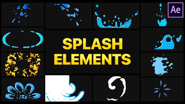 Splash Elements | After Effects - Download Videohive 28354161