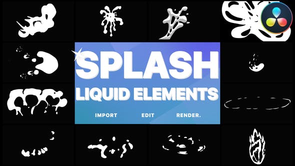 Splash Elements | DaVinci Resolve - Download Videohive 30564300