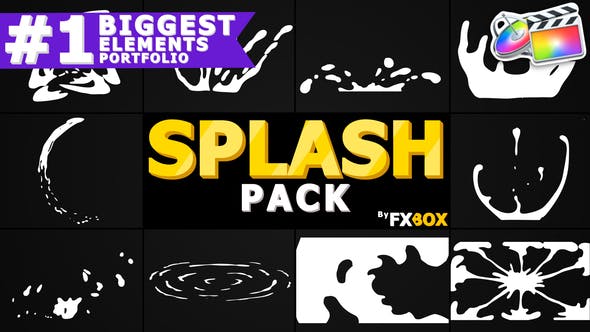 Splash Elements | FCPX - 24297899 Videohive Download
