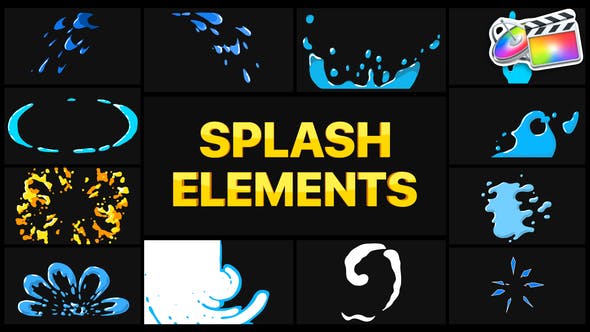 Splash Elements | FCPX - Videohive 28418602 Download