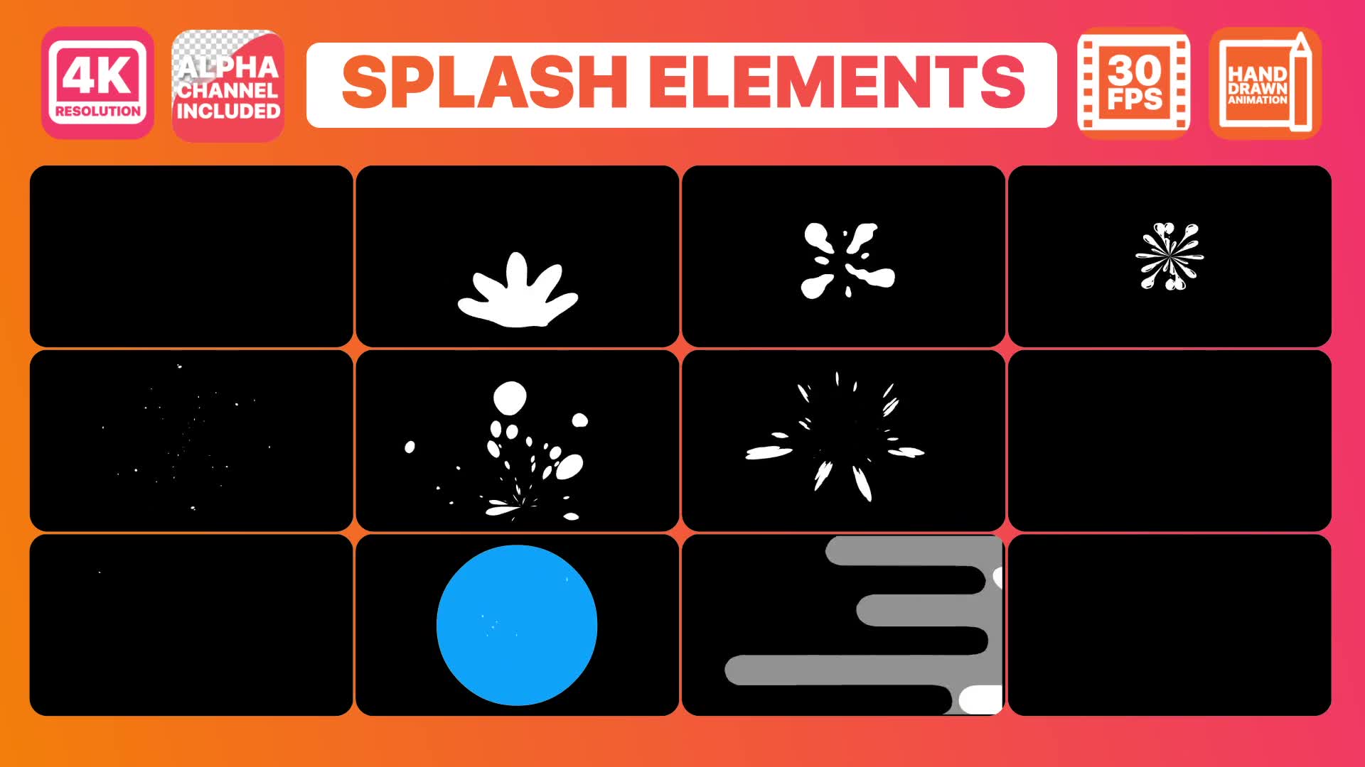 Splash FX Elements And Titles | FCPX Videohive 32282523 Apple Motion Image 2