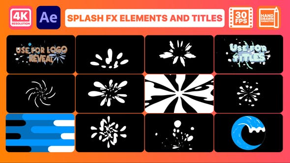 Splash FX Pack | Premiere Pro MOGRT - Download Videohive 31621652