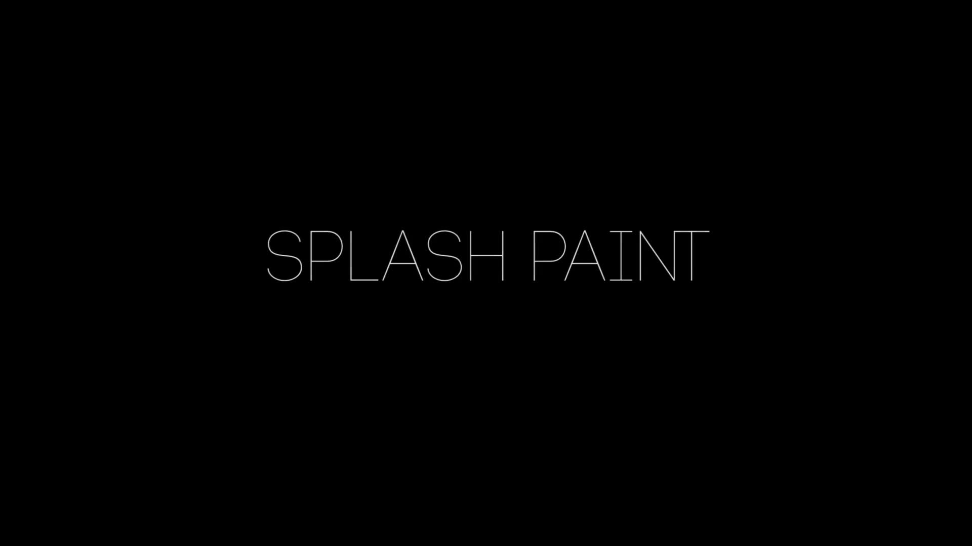 Splash Paint Logo Reveal Videohive 13513878 After Effects Image 1