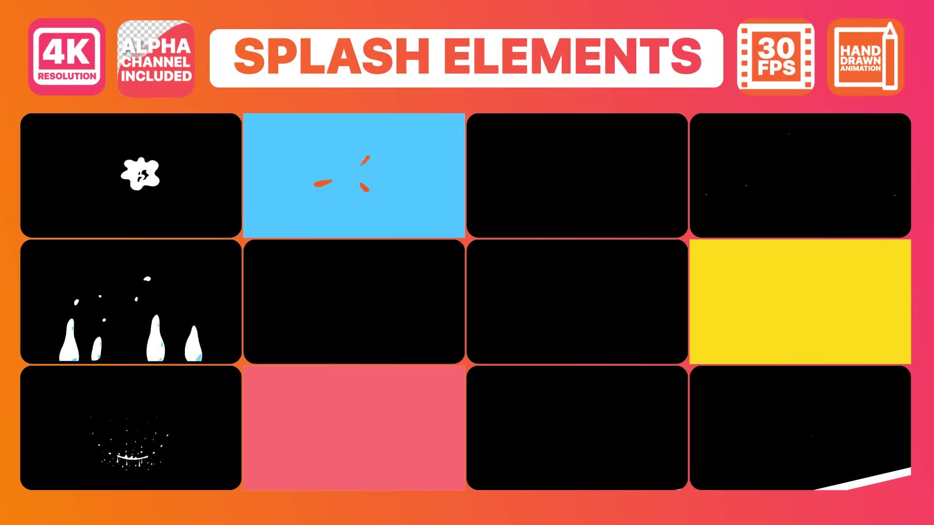Splashes And Titles | FCPX Videohive 26295752 Apple Motion Image 2