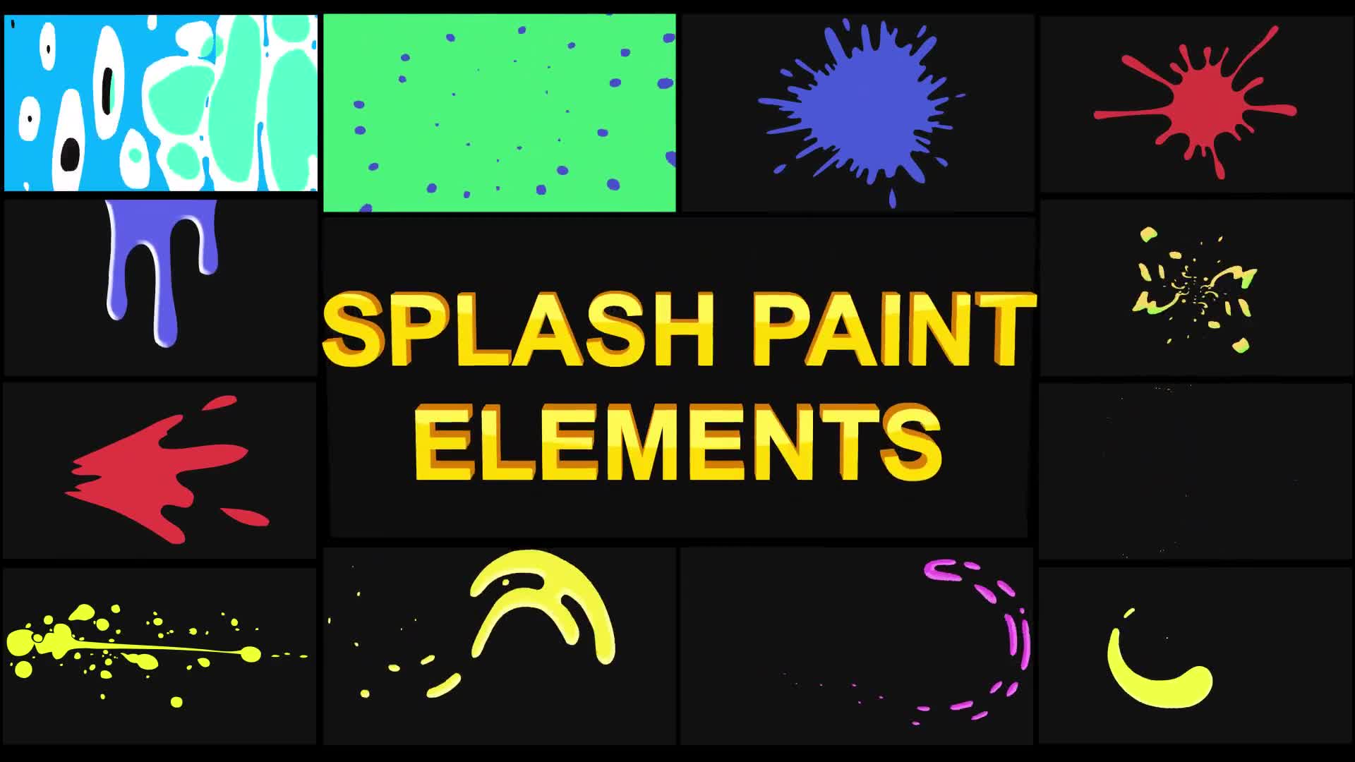Splashes Pack | Premiere Pro MOGRT Videohive 26142187 Premiere Pro Image 1