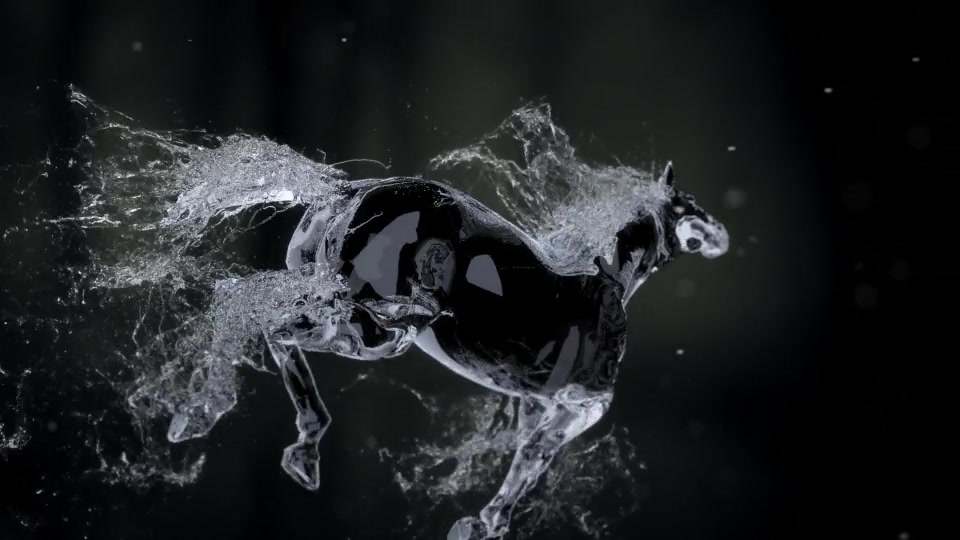 Splashing Horse Logo Reveal Videohive 20457656 After Effects Image 2