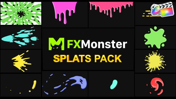 Splats Pack | FCPX - 25997072 Download Videohive