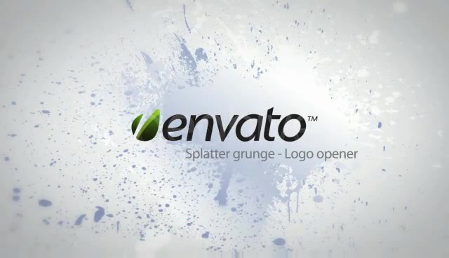 Splatter grunge Logo opener AE project - Download Videohive 130221