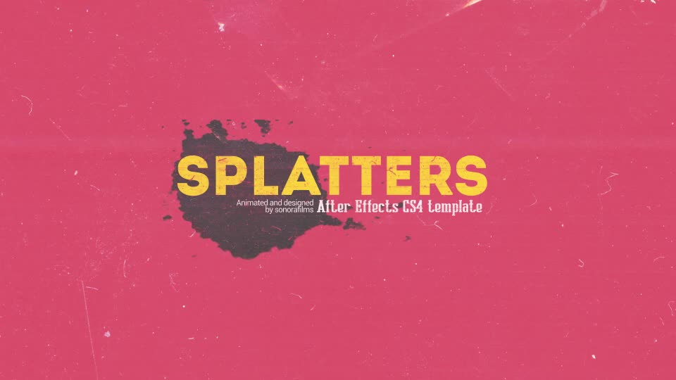 Splatter Promo - Download Videohive 15692418