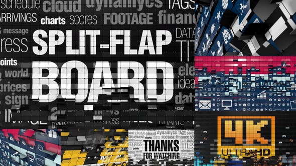 Split Flap Board - Videohive 26328332 Download